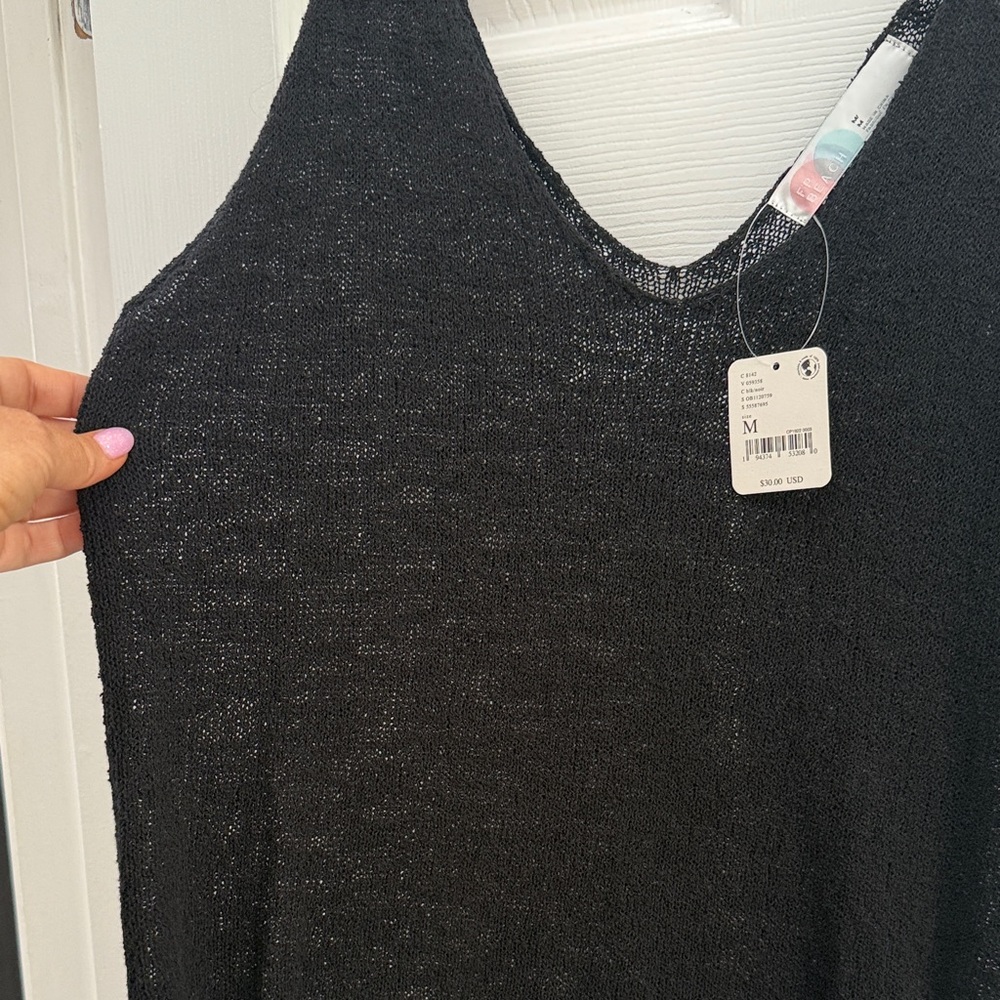 Free People Black Camisole Top NWT